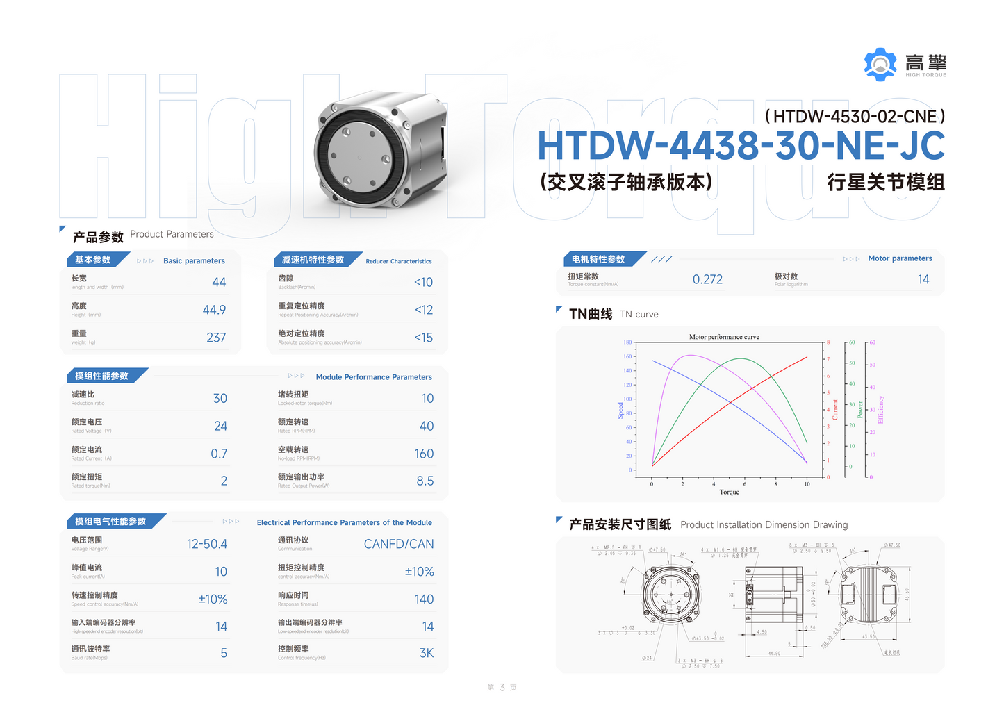 HTDW-4438-30-NE-JC (HTDW-4530-02-CNE)